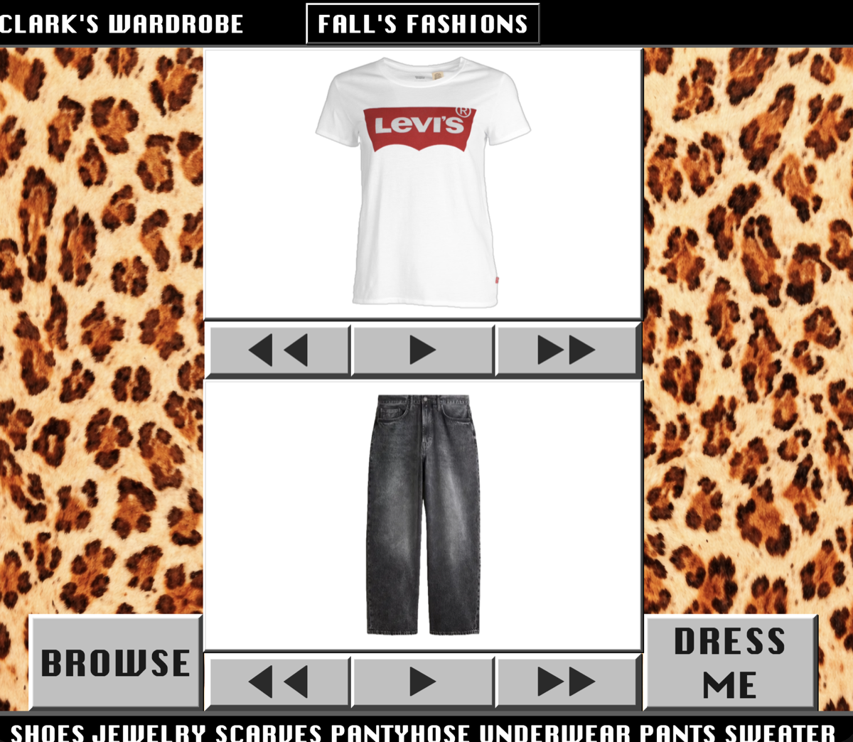 Clueless Closet interactive wardrobe app